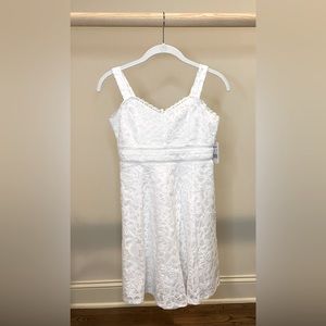 Dillard’s - Poppies and Roses Dress in White - Size 12 Children’s
